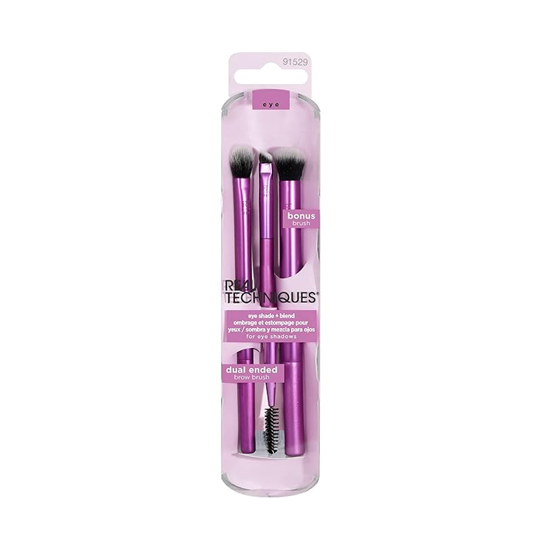 Eye Shade + Blend (kit de brochas para sombras y difuminar)