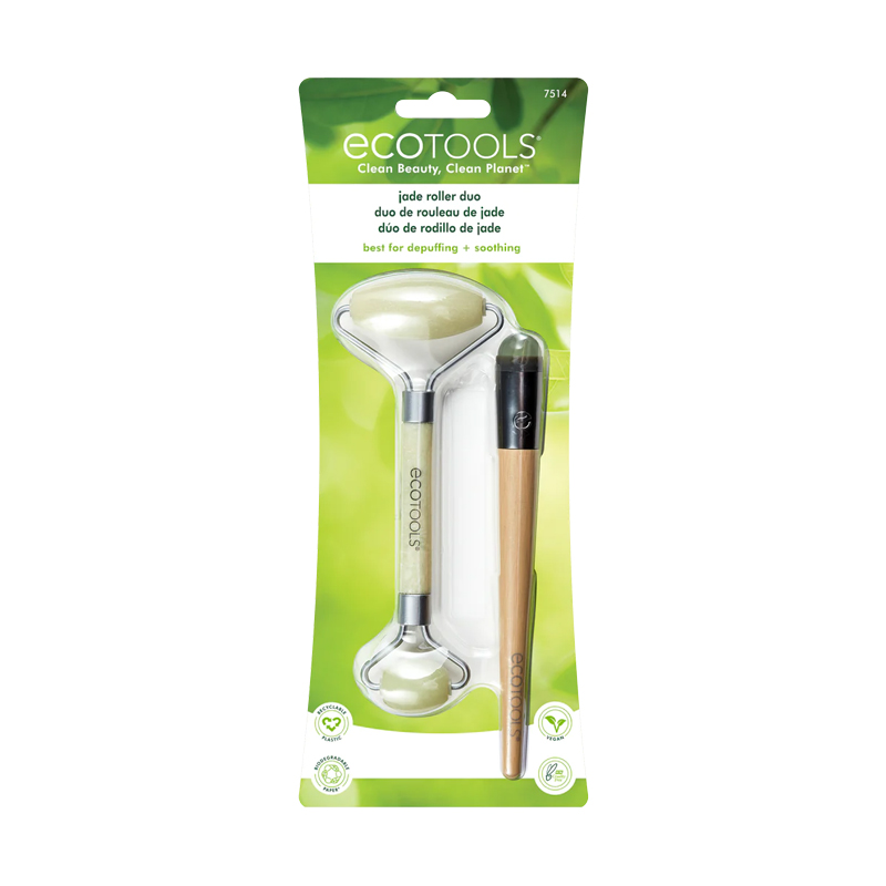 Duo de roller de jade con brocha